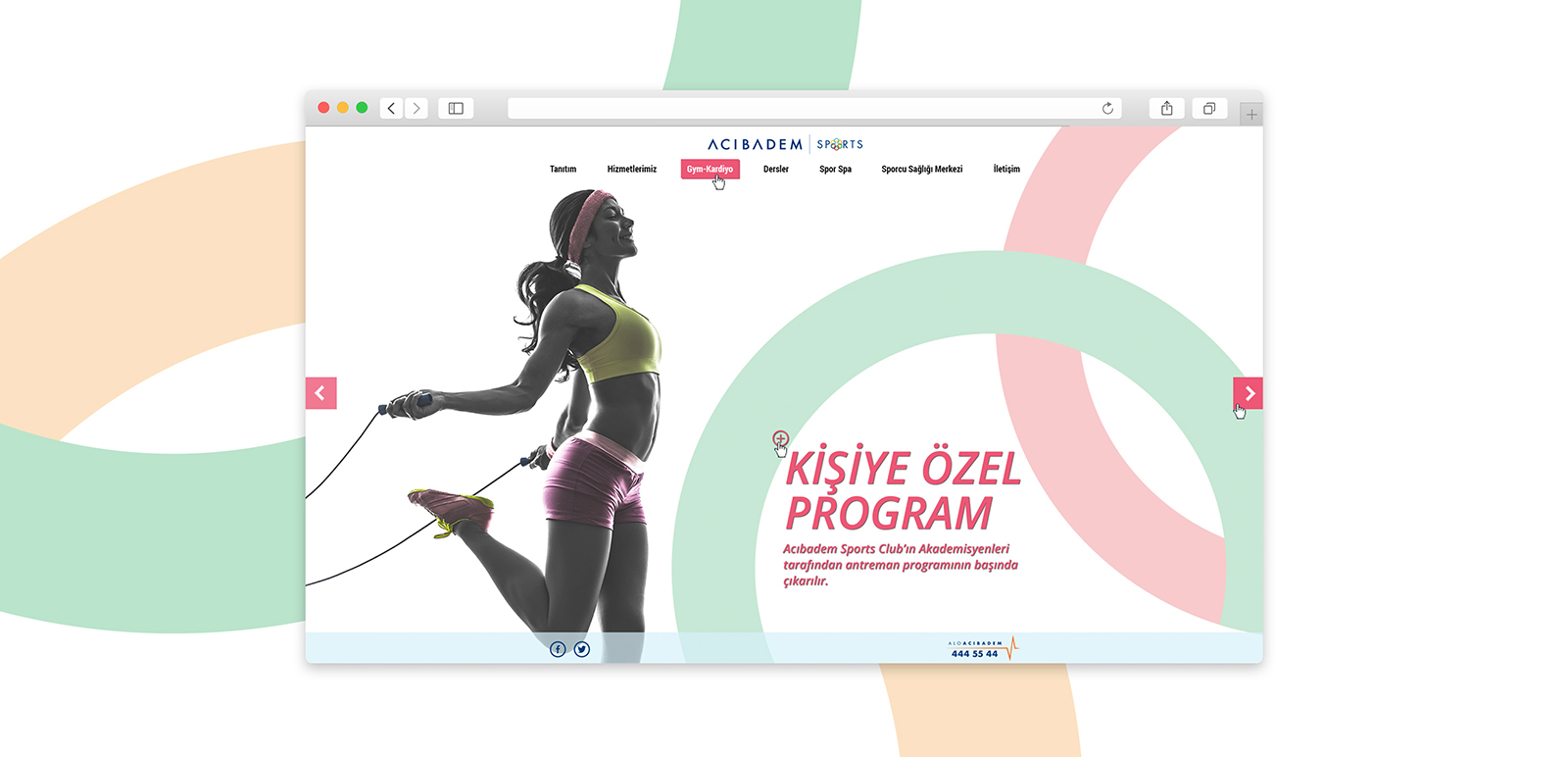 Acıbadem Sports Website 2