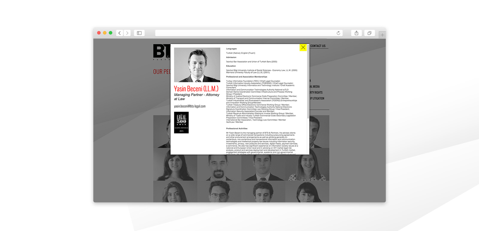 BTS&Partners Website 3