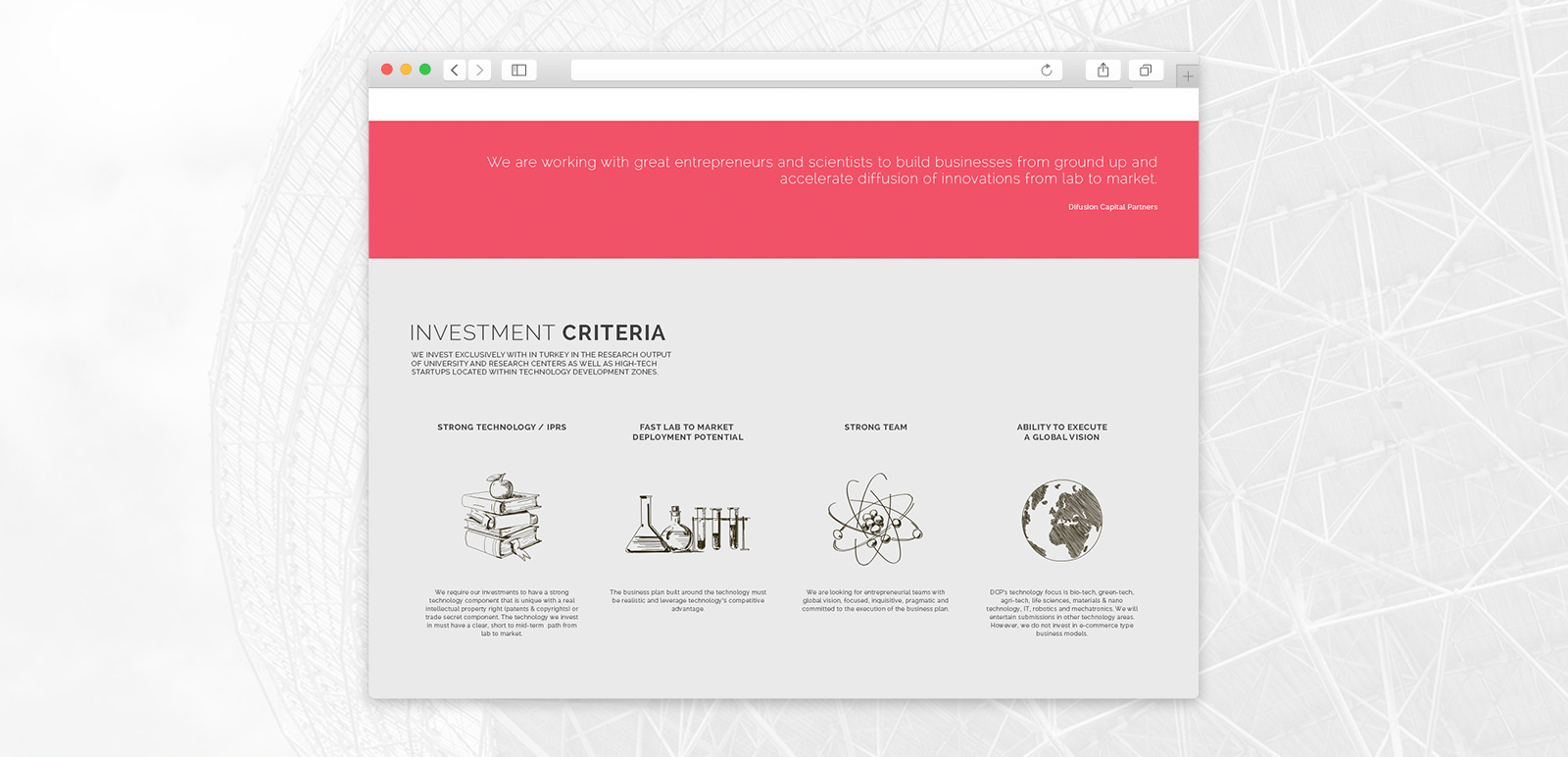 DCP Diffusion Capital Partners Website 3