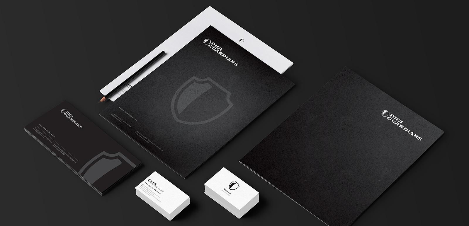 DigiGuardians Logo, Corporate Identity, Brochure 1