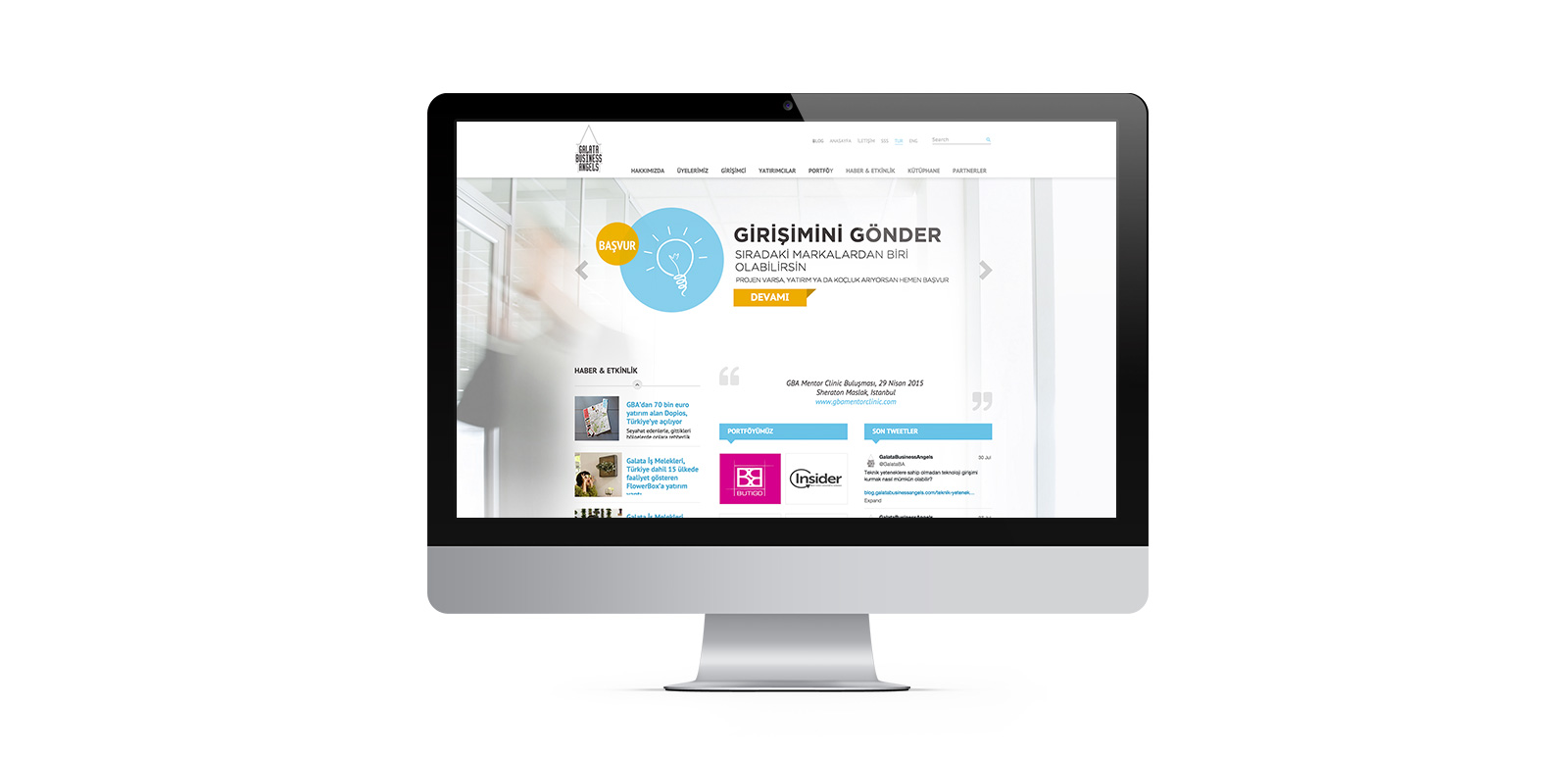 Galata Business Angels Website 1