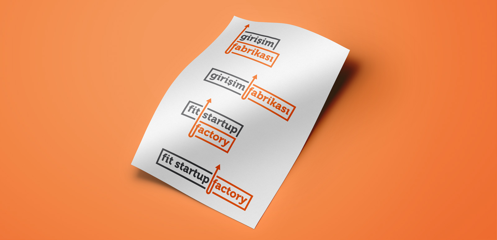 Fit Startup Factory Logo, Corporate Identity 4