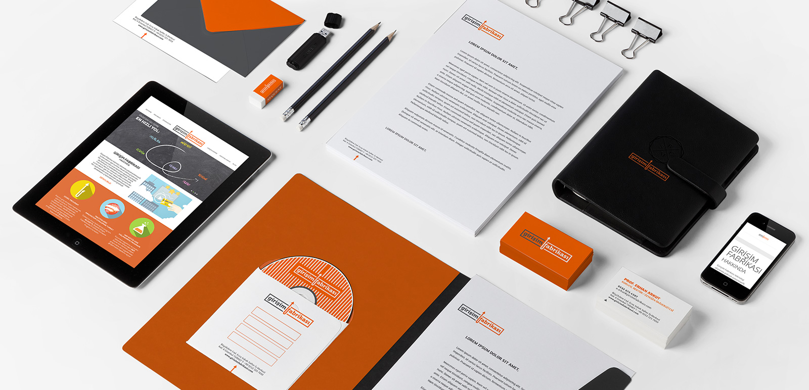 Fit Startup Factory Logo, Corporate Identity 1