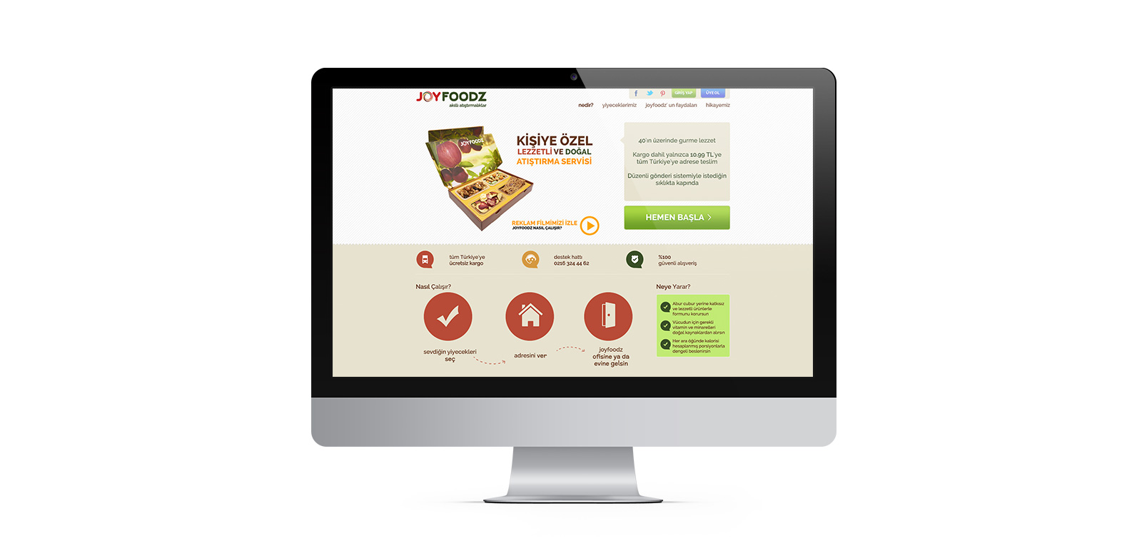 Joyfoodz Website 1