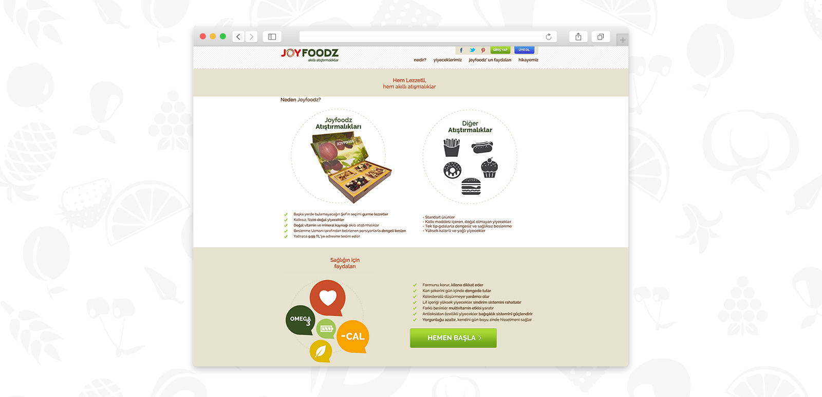 Joyfoodz Website 3