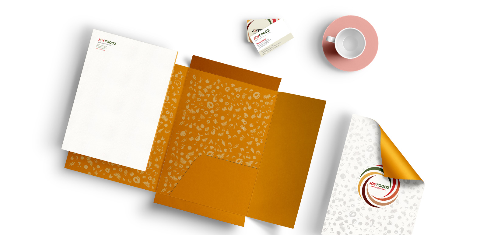 Joyfooz Logo, Corporate Identity 3