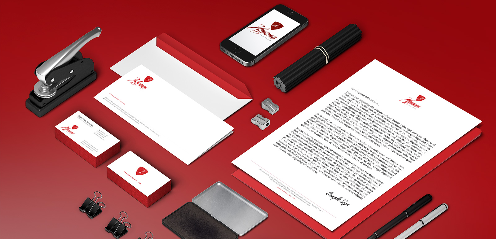 Kavame Law Firm Logo, Corporate Identity 2