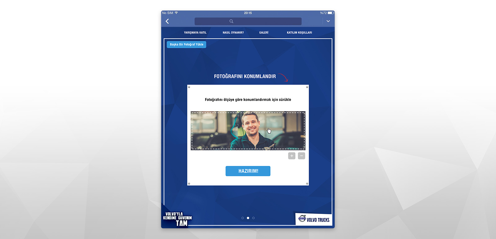 Volvo Trucks'la Kendime Güvenim Tam FB App 6